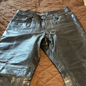 GAP Black Leather Pants